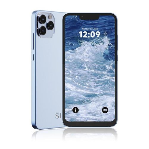 SIMI C1 4G Smartphone Qualcomm Snapdragon 710 , 6.3\" INCELL HD+ Display, 6GB RAM + 64GB Storage, 20MP+8MP Dual Rear Camera, 13MP Front Camera, 4000mAh Battery, 18W Fast Charger, Complete Accessory Package - Blue