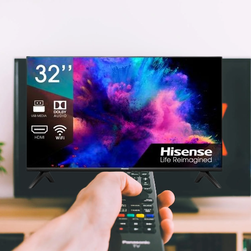 Hisense 32 Inch HD LED Digital Free To Air Frameless Tv – 3 YRS WRTY