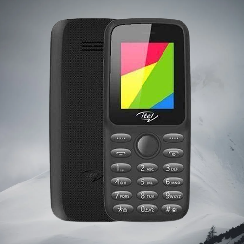 Itel 2163 Dual SIM 1.8inch 32MB ROM, 32MB RAM 1000mAh – Black Small Button Phone