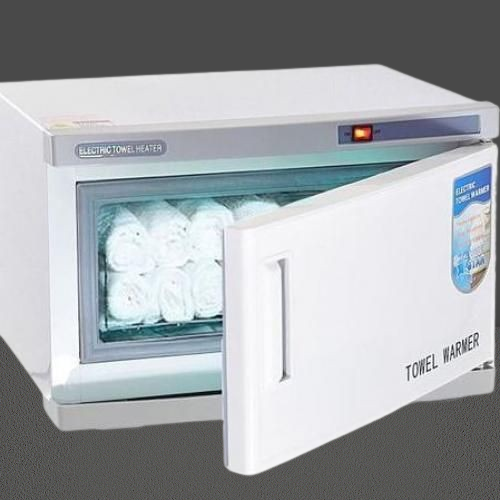 2 In 1 Hot Towel Warmer And UV Sterilization Cabinet Sterilizer - White