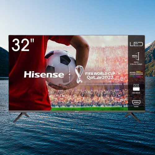 Hisense Hisense 32 Inch HD LED Digital Free To Air Frameless Tv – Black (3YRS WRNTY)