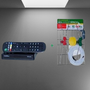 Gotv Full Package Decoder + Antenna - Black
