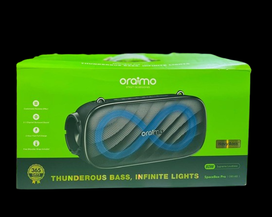 Oraimo Portable Wireless Bluetooth Speaker Thunderous Bass