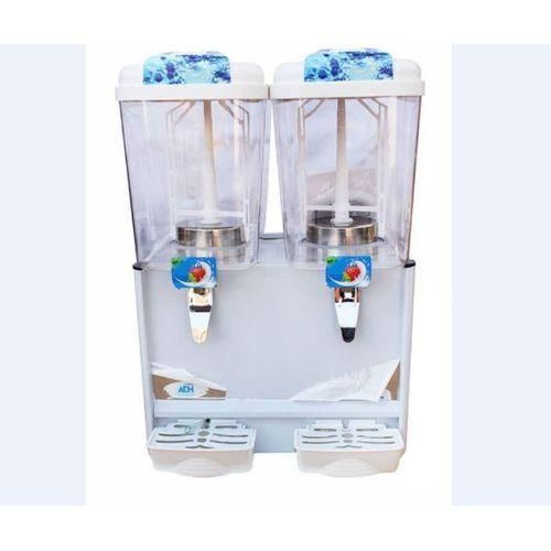 LSJ 18 Liter 2 Tap Electric Double Commercial Juice Dispenser cooler adhh - White