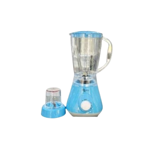 Roch 2 IN 1 1.5 Litres Unbreakable Ice Crushing Powerful Glass Jar Blender - Blue (2YRS WRNTY)