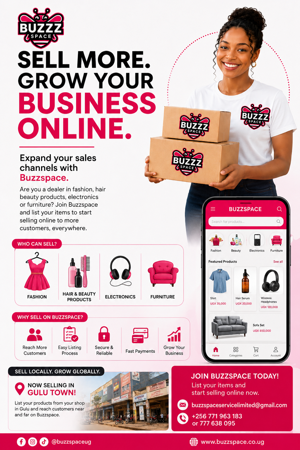 Start Selling On Buzzspace Today
